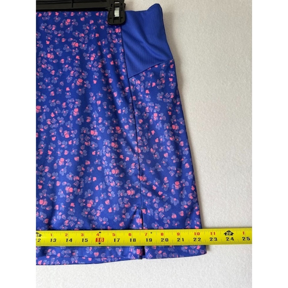 Grand Slam Performance Skort Skirt Women XL Blue Pink Print Athletic Golf Pocket - Picture 5 of 14